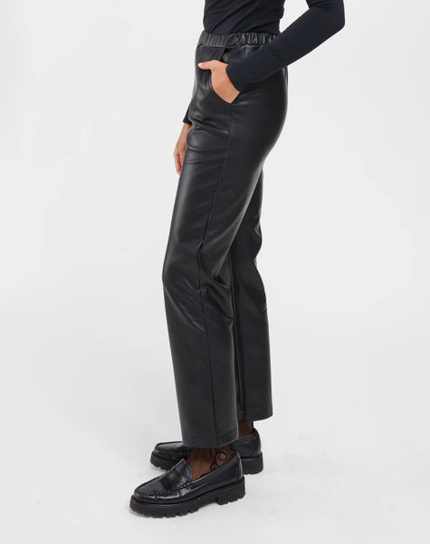 Megan Vegan Leather Straight Leg Pant