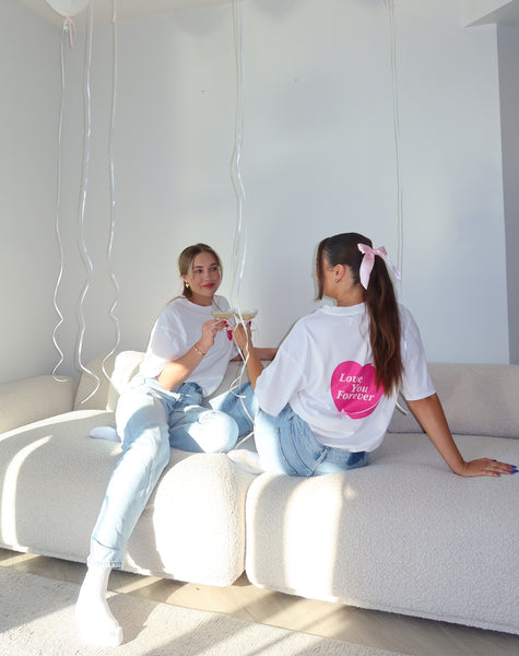 Oversized Boxy Tee - "Love You Forever"