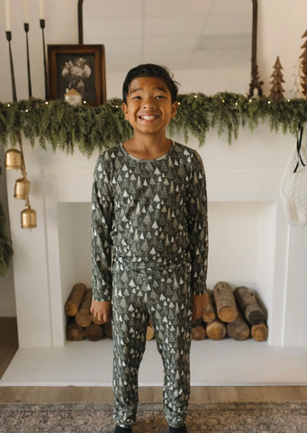 Holiday Bamboo Children's Pajama Set