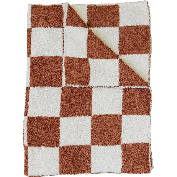 Plush Blanket - Rust