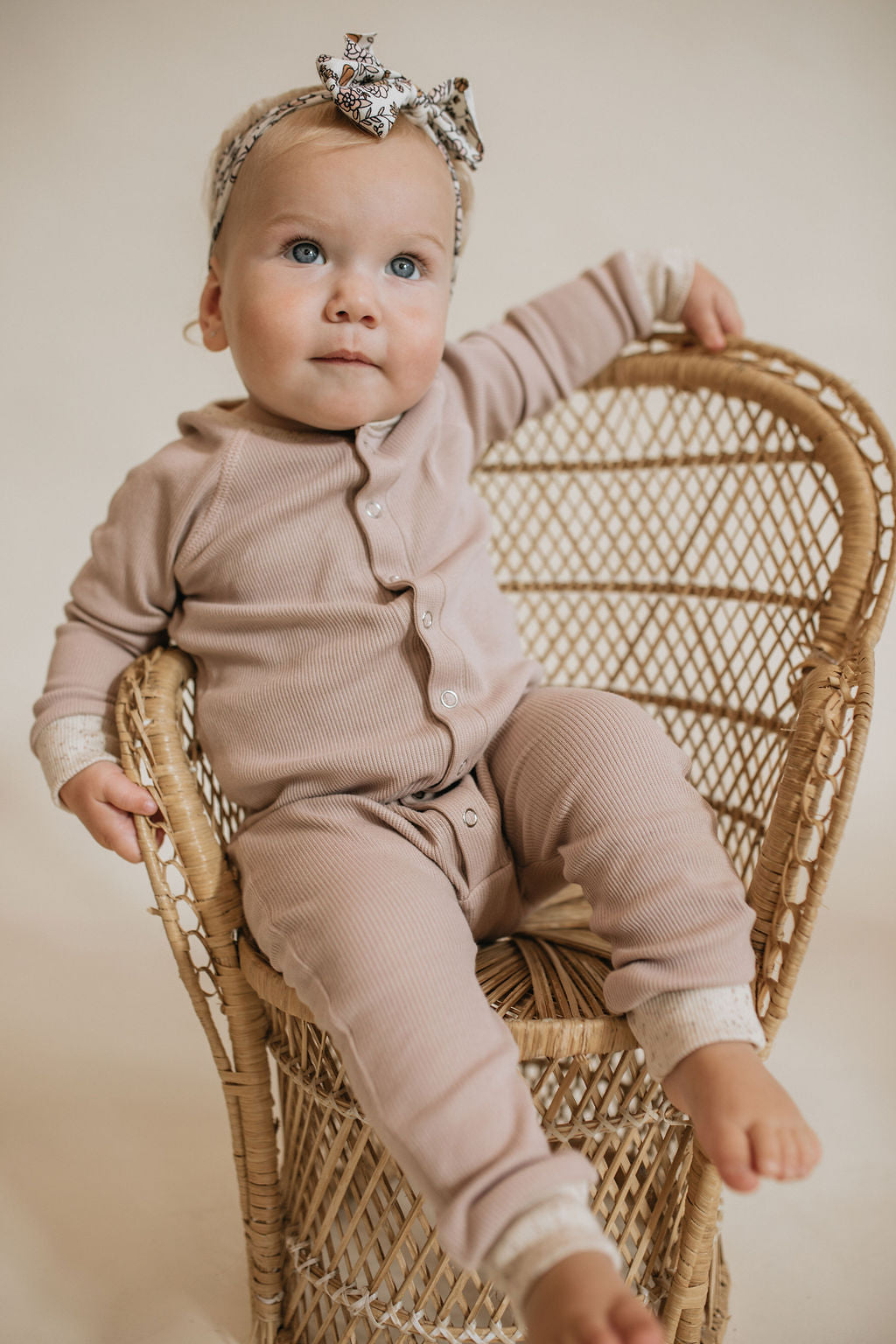 Ribbed Infant Lounge Suit