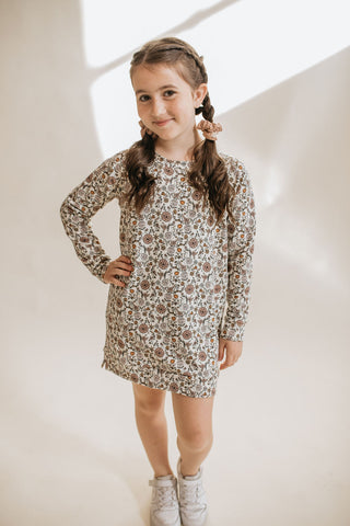 Terry Sweater Dress - The Floral Collection