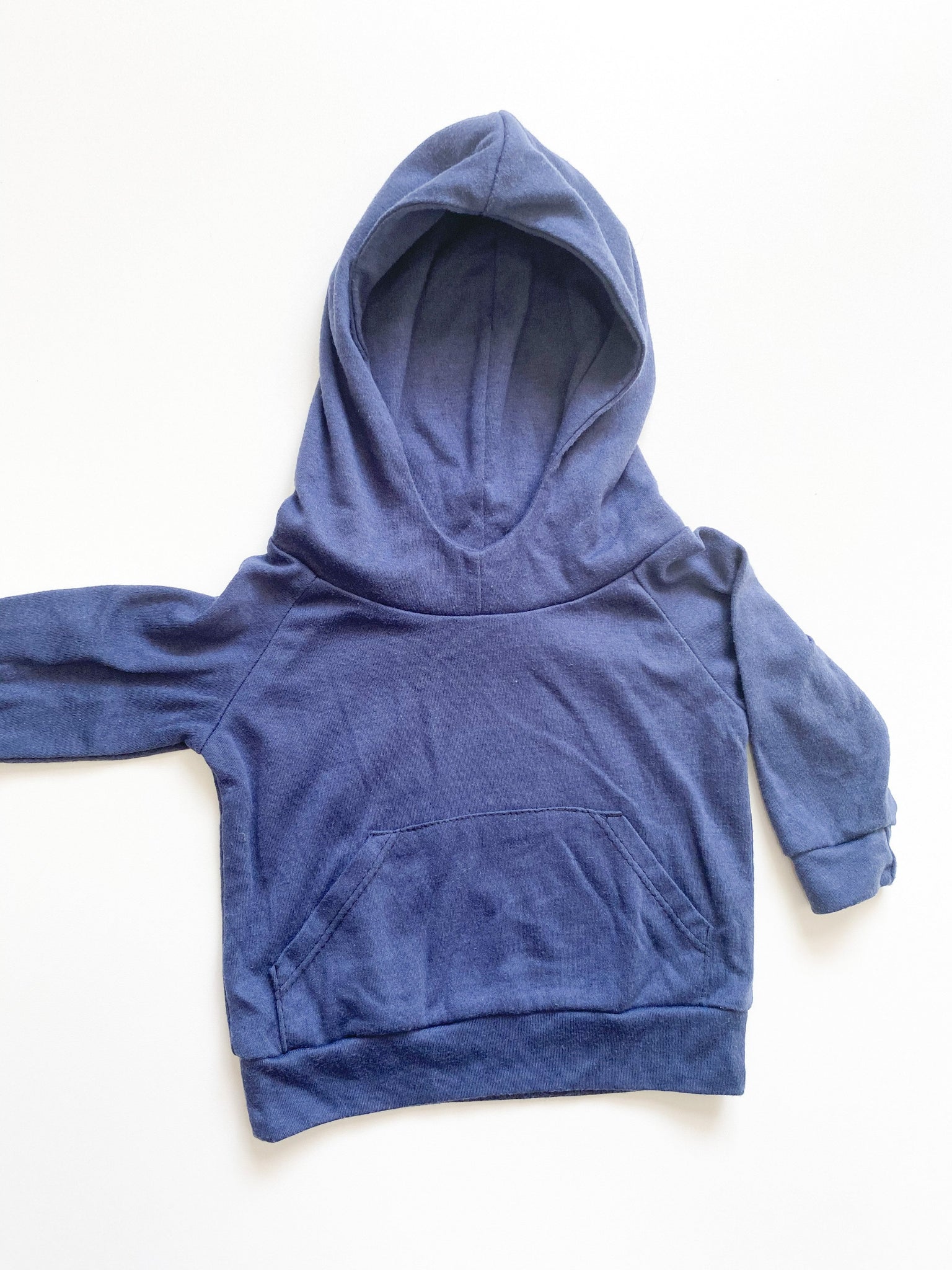 Sweater Hooded - Navy (3-6M)