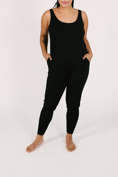 The Tuesday Romper - Midnight Black