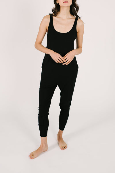 The Tuesday Romper - Midnight Black