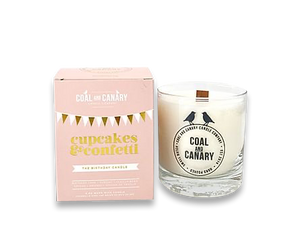 Coal & Canary Candle - Cupcakes and Confetti