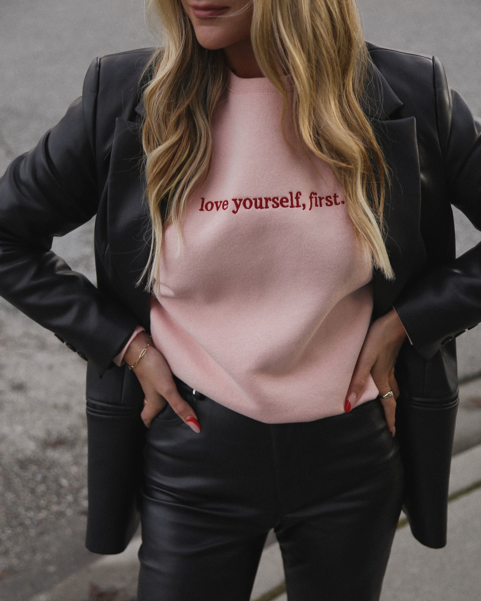 Brunette the Label - Crew - All You Need Is Self Love